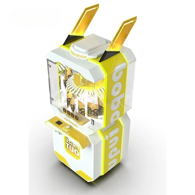 Factory Direct Sales High Profit Coin Operated Lucky Push Hit Clip Prize Game Machine