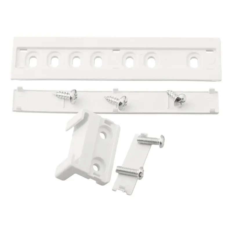 B83B-Built-In Refrigerator Slide Rails, White