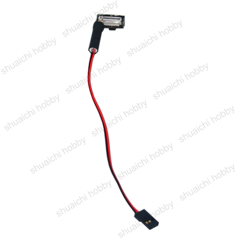 1PCS Ultra High Brightness LED Strobe Flash Navigation Light 5V Power Supply 3P Connection Cable for Model Airplane Night Flight