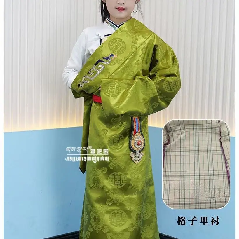 Xizang 2025 nowy popularny aksamitny tybetański strój dziecięcy