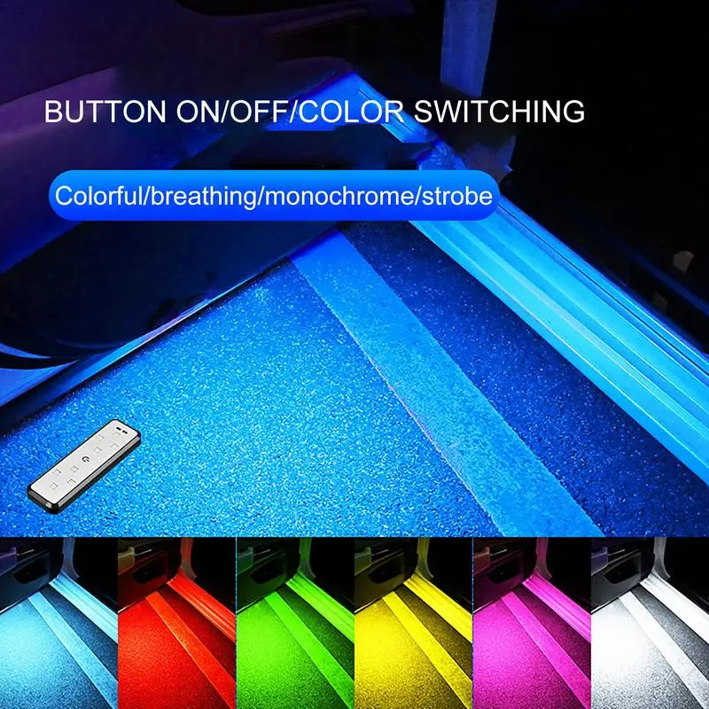 Car Flashing Light High Brightness 7 Colors LED Anti-Collision Warning Lights High Brightness Riding Night Signal Lights For Car