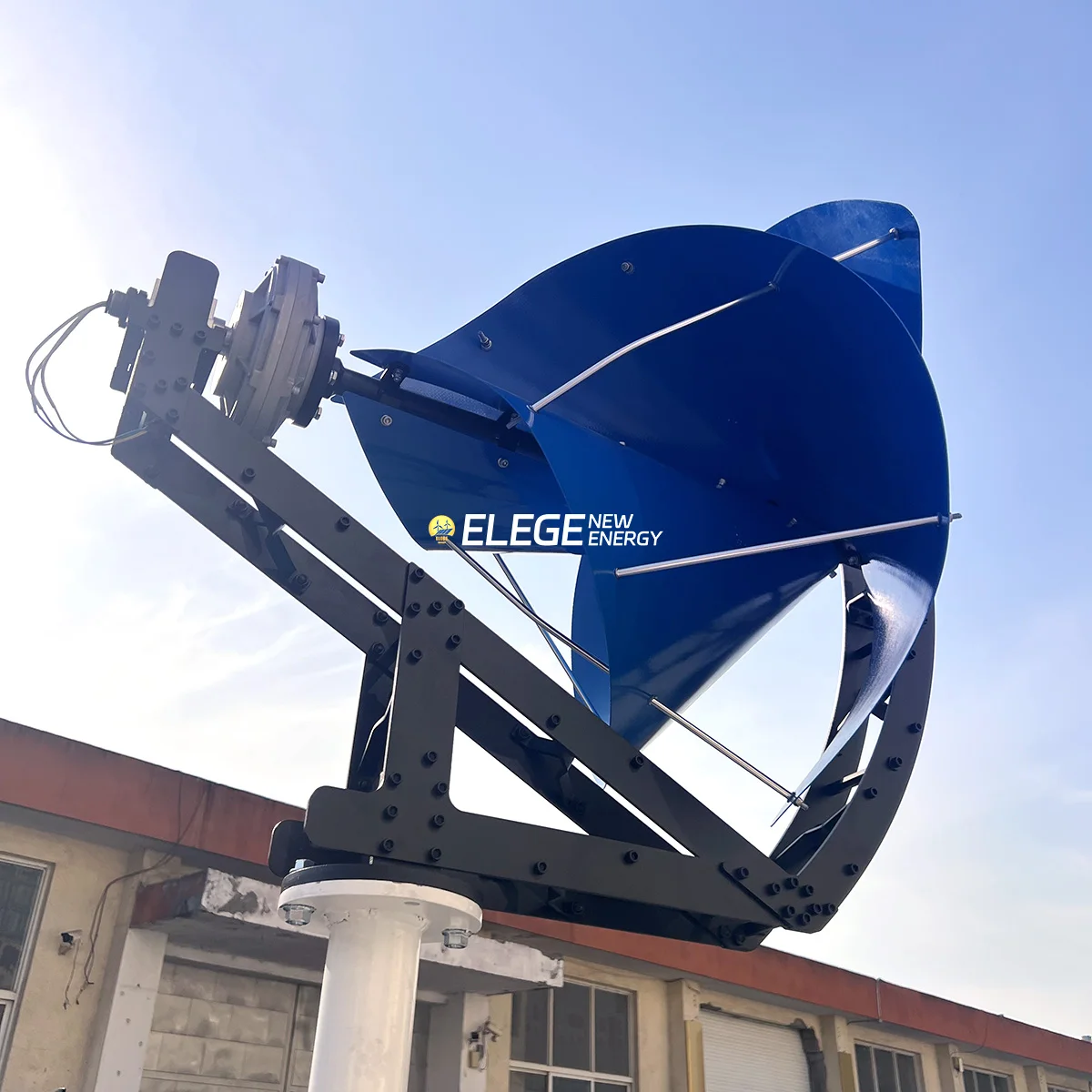 Renewable Free Energy Archimedes Spiral Wind Mills 24v 48v Power Generation System 1KW Windmill Cost for Home Wind Turbine