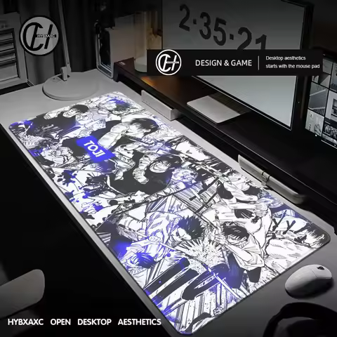 Anime J-Jujutsu Kaisen Fushiguro Toji Mousepad XXL Mouse Mat Desk Mat With Pad Gaming Accessories Prime Gaming XXL Keyboard Pad