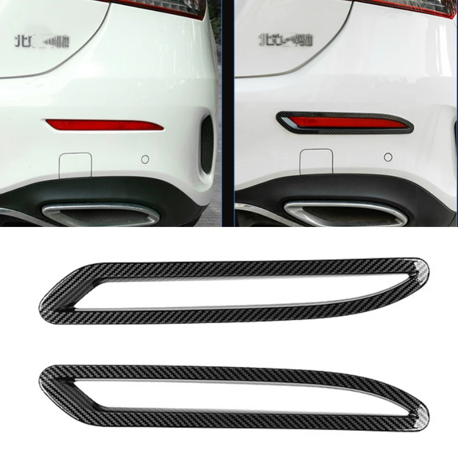 

Для Mercedes Benz A Class A180 A200 A220 2019-2022 внешние аксессуары противотуманные фары лампы полосы для век и бровей накладка 2 шт.