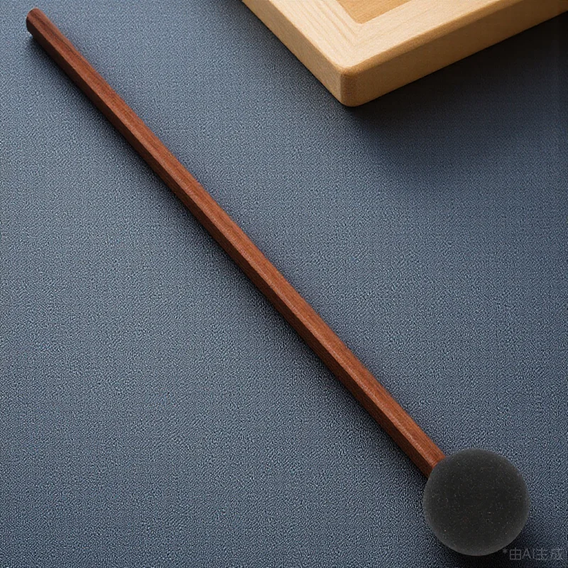 

Gong Accessories Whale Rod Friction Mallet with Rich Tone Silica Gel Bell Mallets Percussion