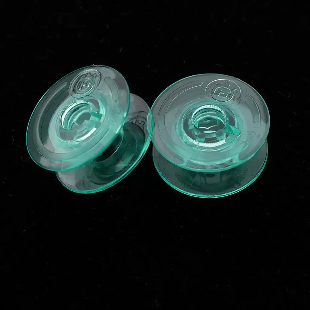 High Quality Plastic Bobbins 4125615-45 Green Spool Set for Husqvarna Viking Sewing Machines