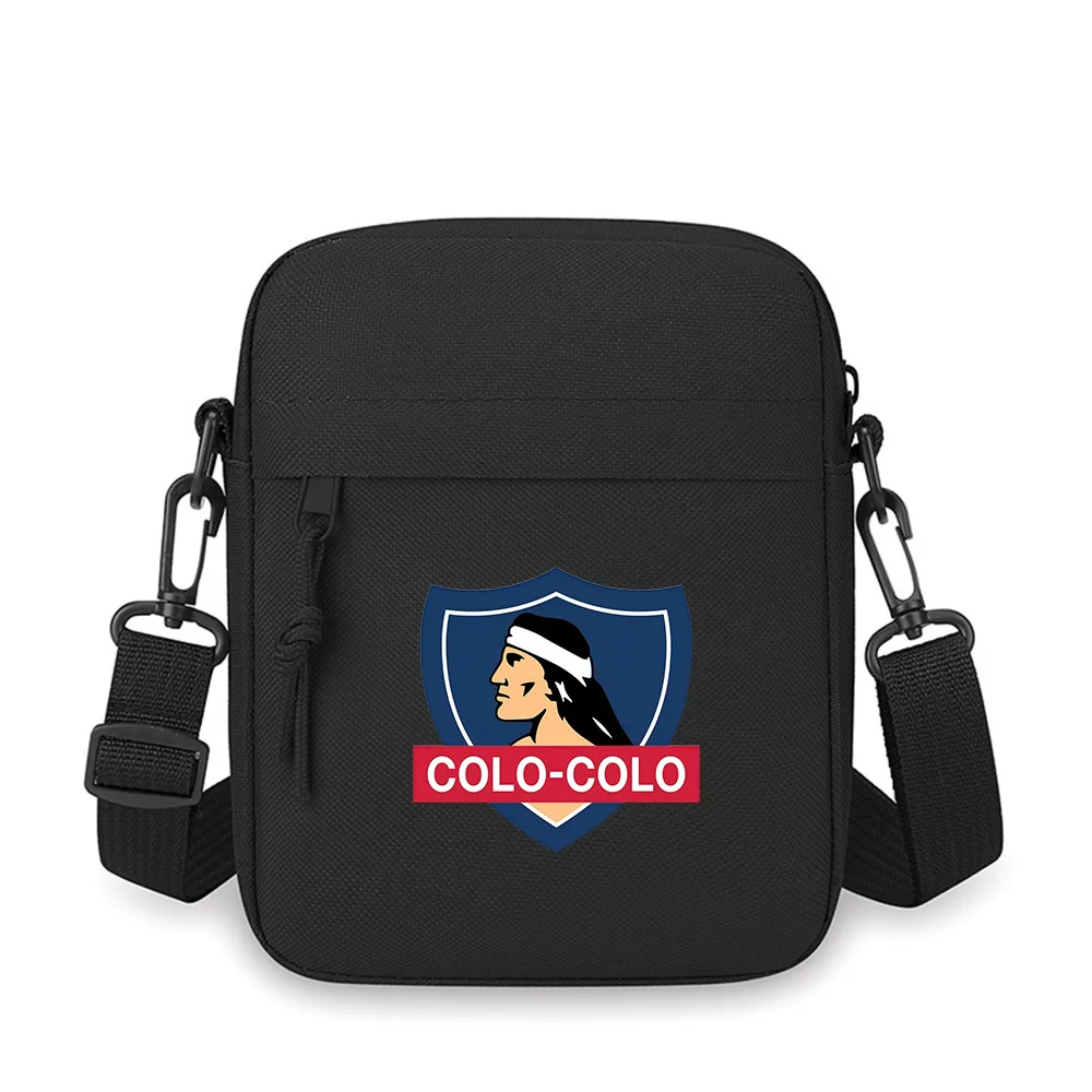 Native profile head white band red banner  Men Crossbody Bag Single Shoulder Women Cartoon Anime Film Printing Design Unisex