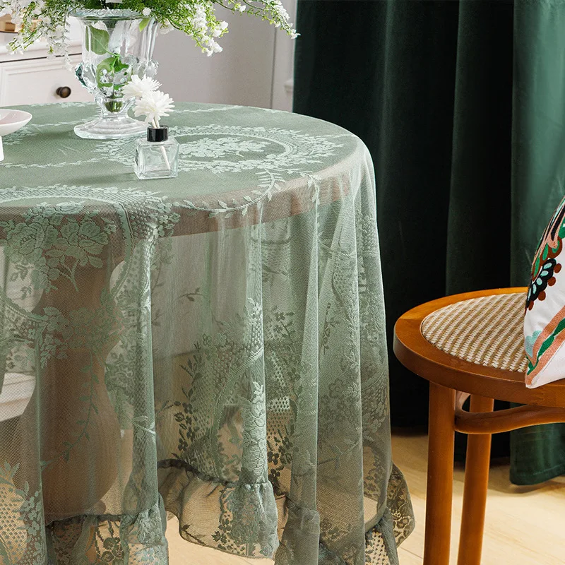 French Country Lace Round T, available for drop shipping