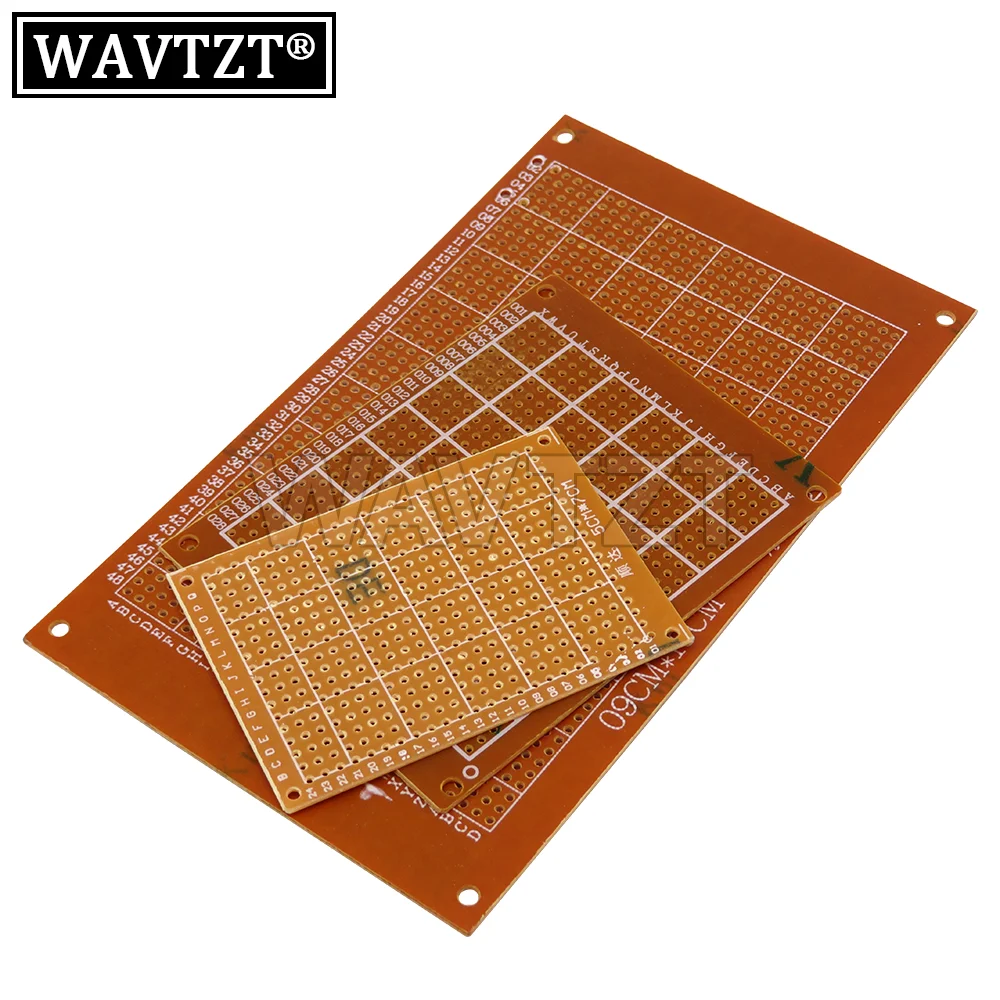 1PCS 9x15 9*15cm 7*9cm 5*7cm Single Side Prototype PCB Universal Board Experimental Bakelite Copper Plate Circuirt Board DNIGEF