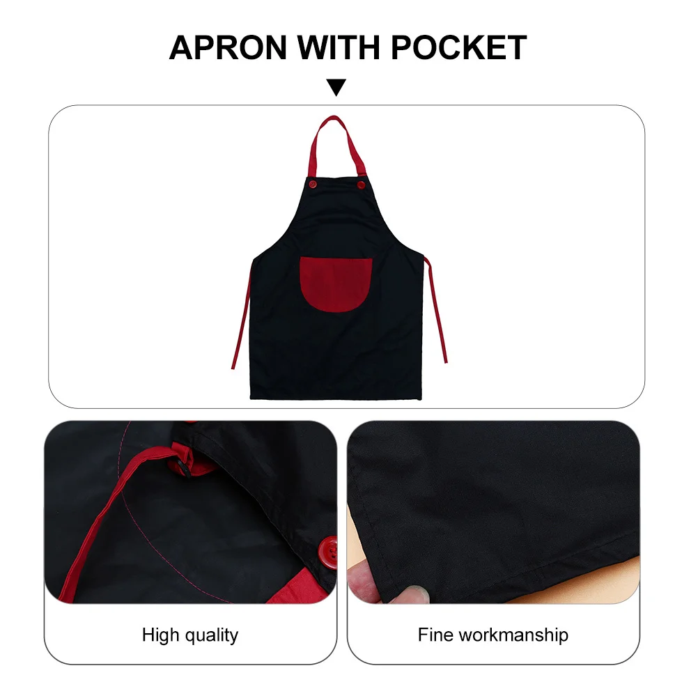 

Waterproof Apron with Pocket for Painting Cooking Gardening Easy to Wear Off Long Serving Life Adjustable