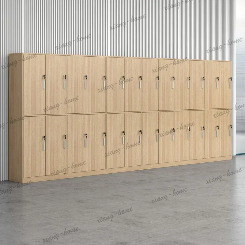 LJY Display Cabinet Office Bookcase Locker Organizer Drawer Type Storage Furniture Modern Luxury Wooden Lattice Filing Cabinet F