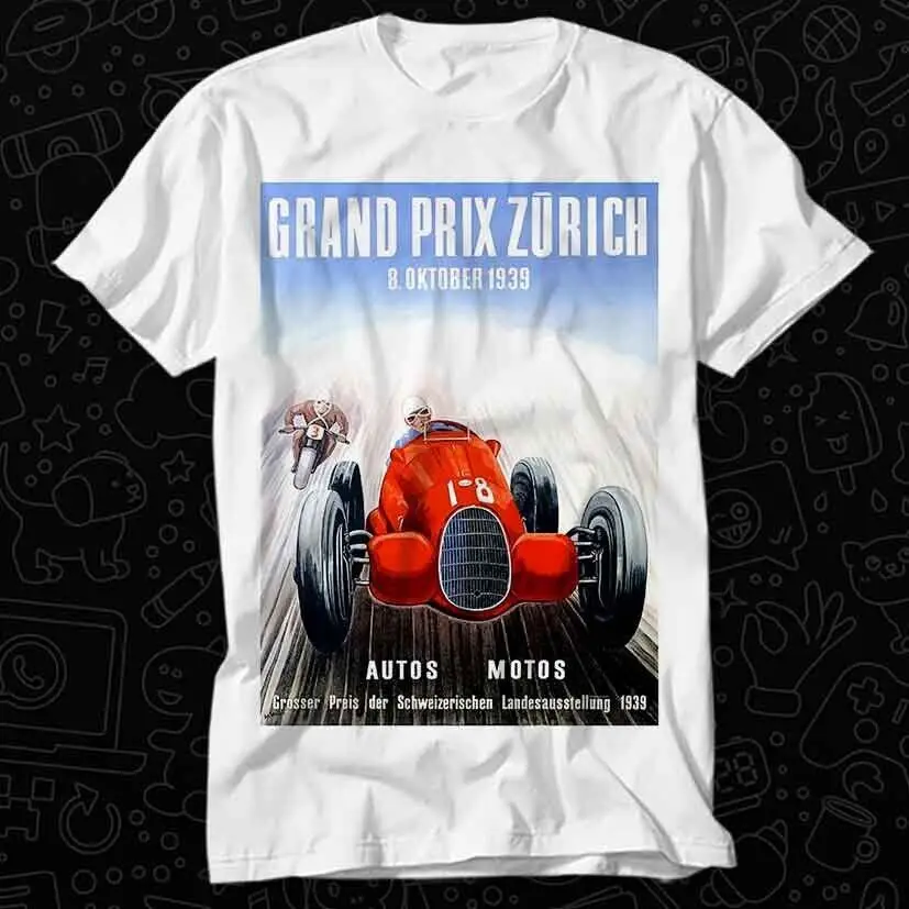 1939 Zurich Grand Prix Racing T Shirt 514