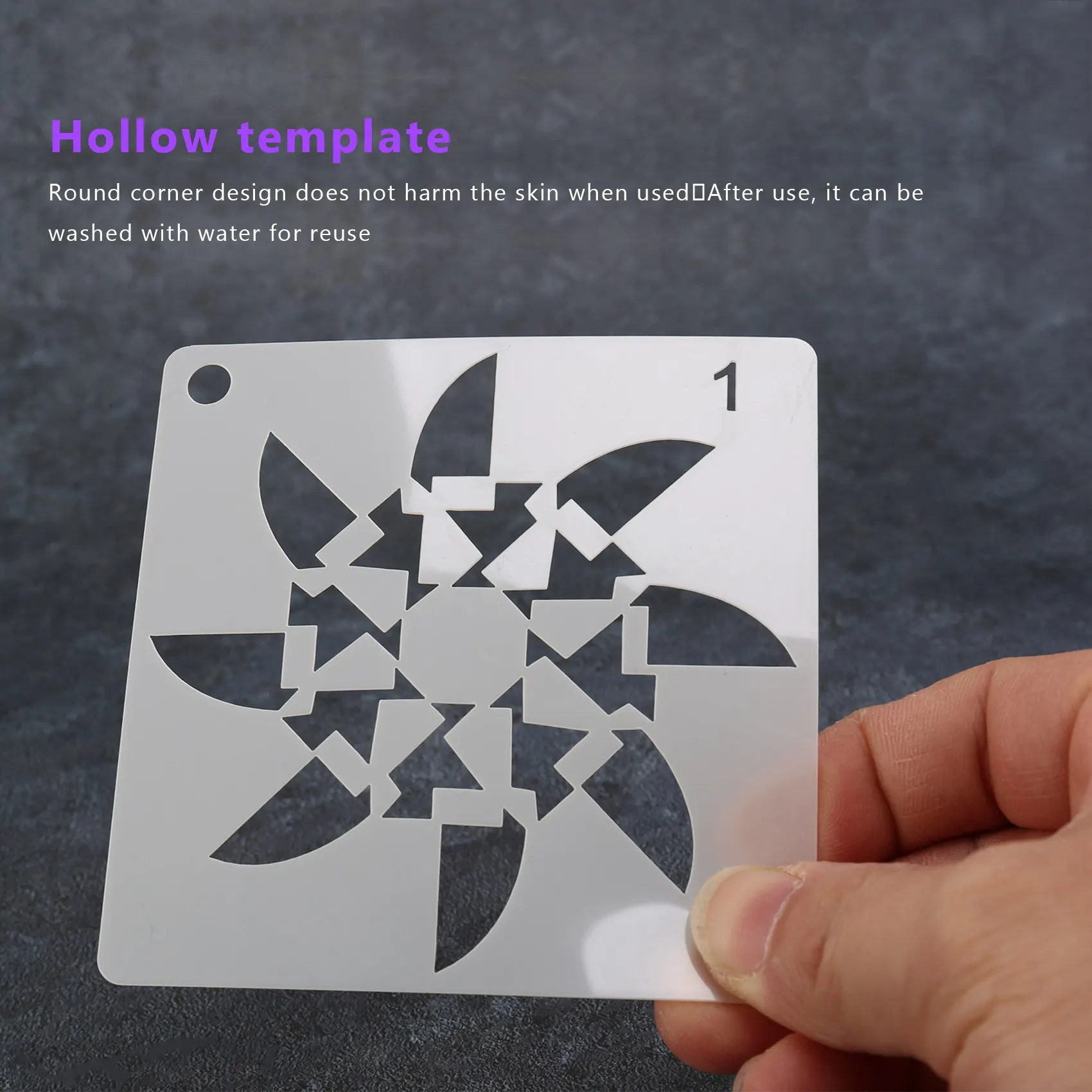 [in stock] 56 Pack Mandala Dot Painting Templates Stencils Perfect for DIY Rock Painting Art Projects 3.6X3.6 Inch 9X9 cm