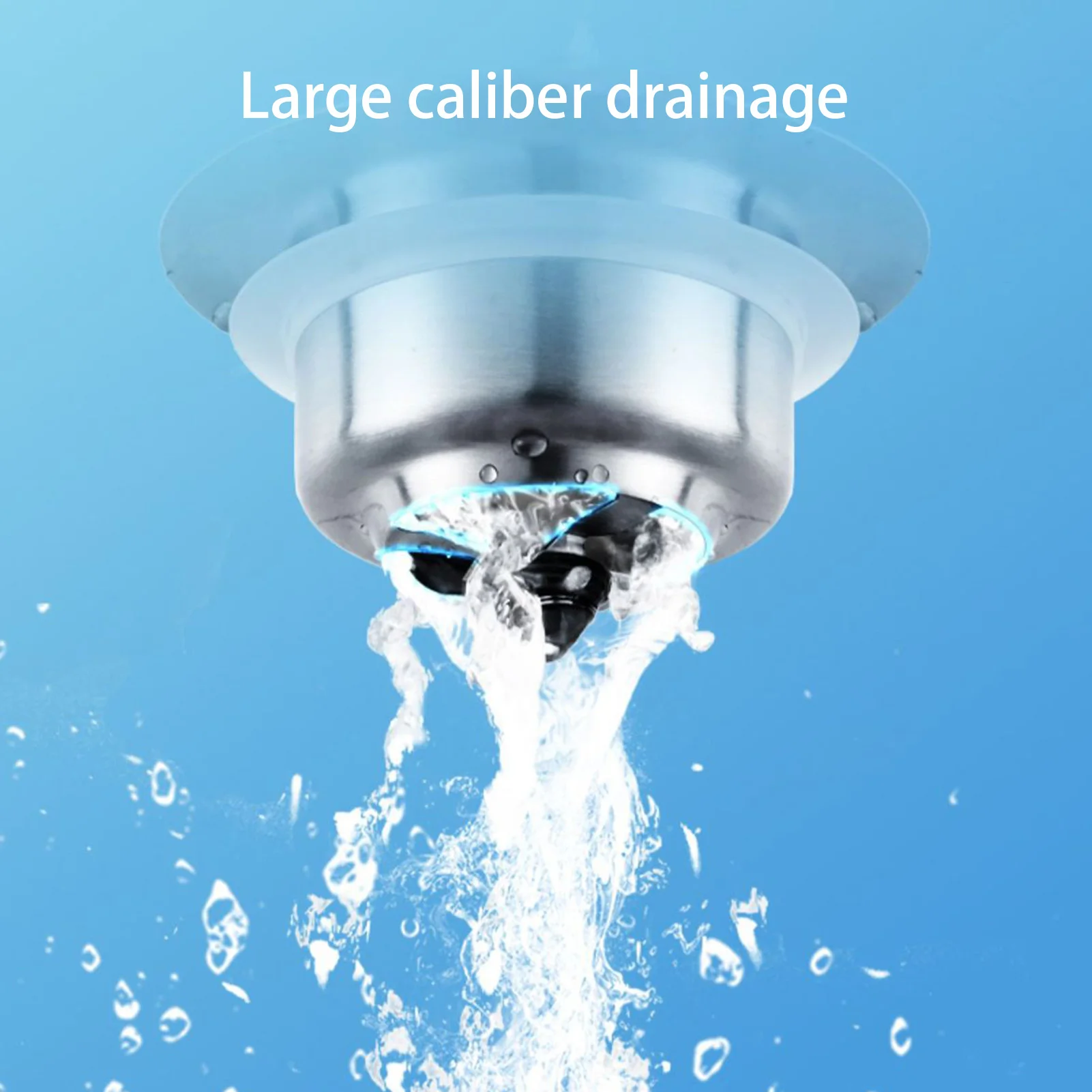 

New Kitchen Sink Drain Strainer Stainless Steel Pop Up Sink Stopper Anti-Clogging Sink Food Catcher Basket Odor Filter Sink Plug