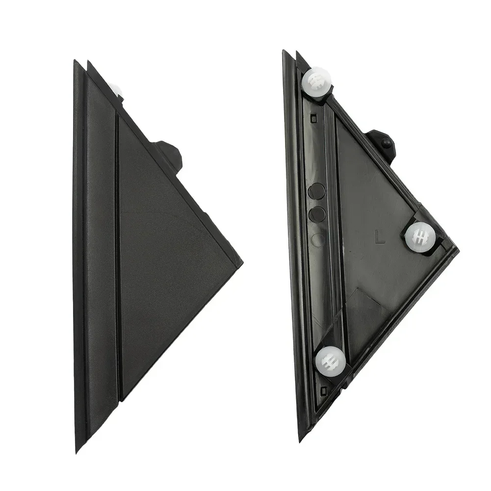 Rear Mirror Triangle Trim Plate Durable Replacement 1SJ85KX7AA 2pcs Cover Matte Black LH&RH Mirror Flag Cover 1SD00KX7AA