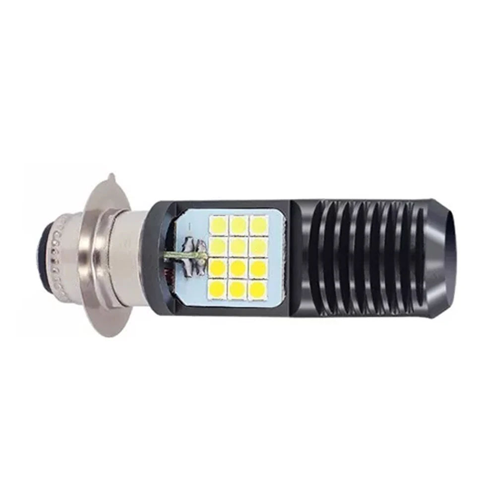P15d LED Headlight 24leds 12v Motorcycle Led Headlight Bulb Universal Accessories Fog Headlamp White Color Light