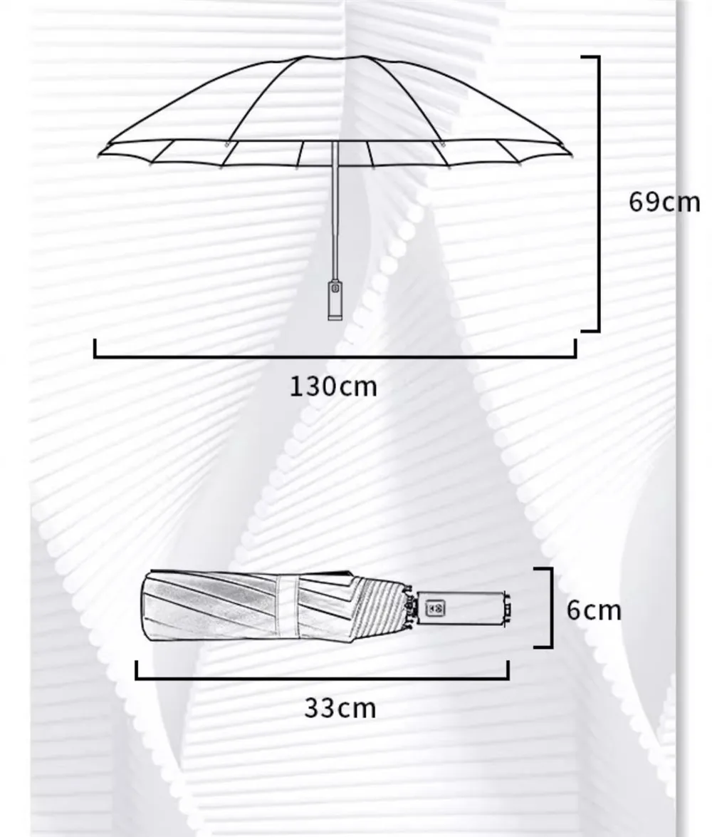 Super Large Folding Umbrella Men Womens Windproof Umbrellas Fold Business Sun Rain Umbrella Travel Whole Family Umbrellas