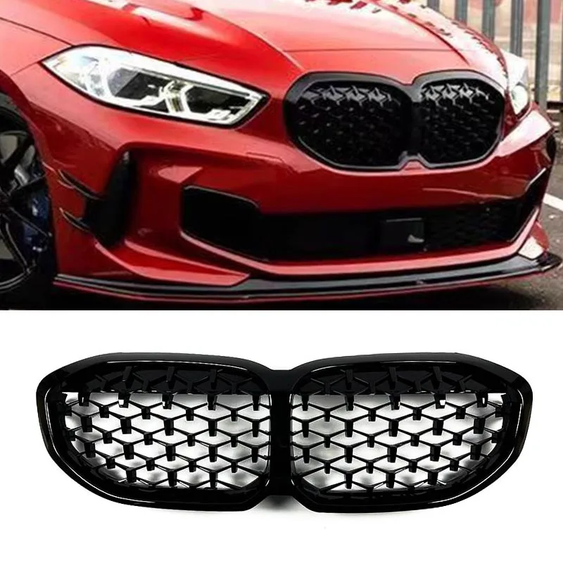 

Front Bumper Inlet Grille Diamond Grill For BMW 1 Series F40 116i 118i 120i 128ti M135i xDrive 2019 2020 2021 2022 2023