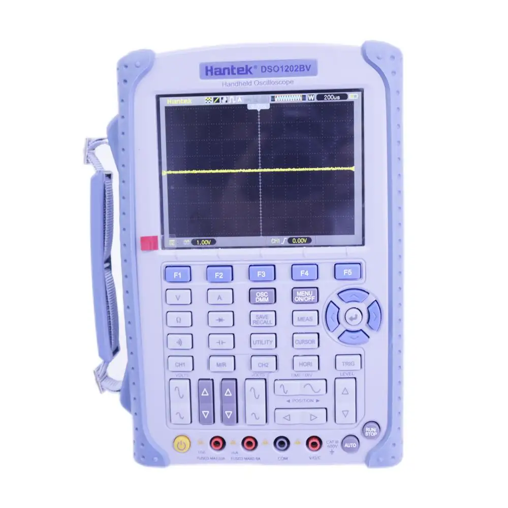 Hantek DSO1202B 2 Channel 200MHz 1GSa/s Digital Handheld Oscilloscope High Bandwidth 60MHz-200MHz Oscilloscope