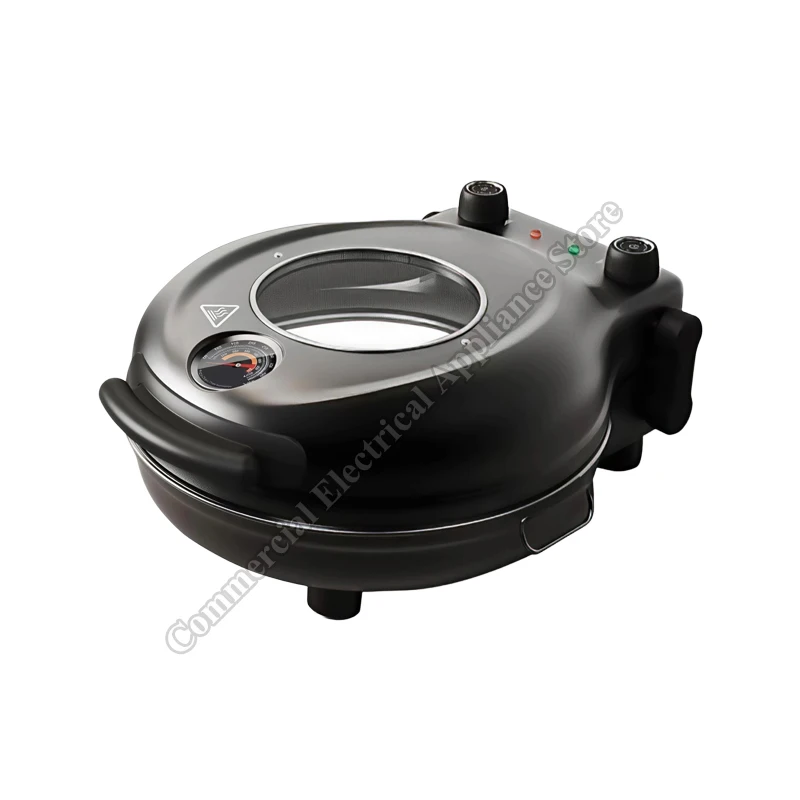 Pizza Maker 1200W Electric Cake Pan Deepened 420℃ Pancake Pan Double-Sided Heated Frying Oven Crepe Maker Sandwich Bread Maker