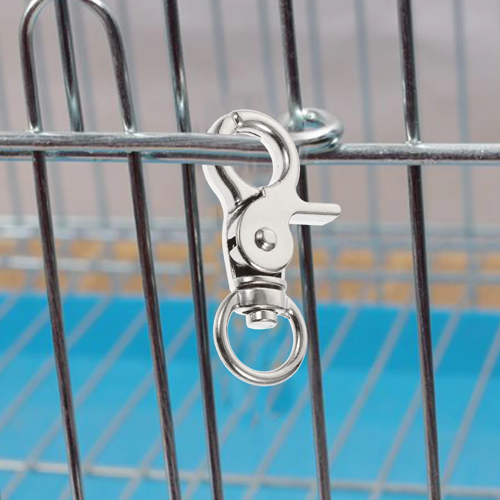 

Birdcage Lock Birds Accessories Parrot Safety Buckle Lobster Clasp Door Locks Pet Buckles Anti-Escape