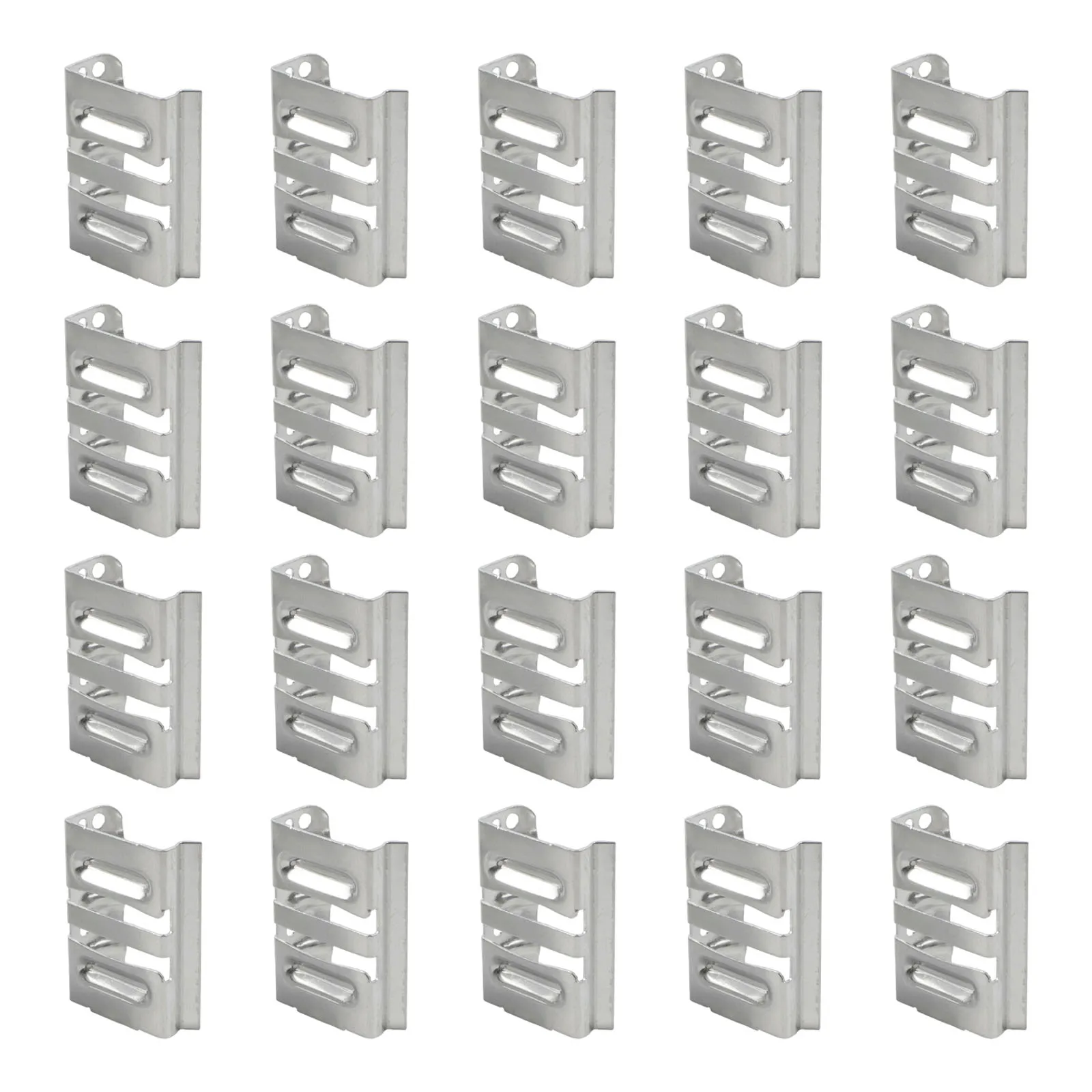 For Solar Panel Installations Aluminum Alloy Clip Multi-environment Drainage Clamp Silver Aluminum Alloy Material