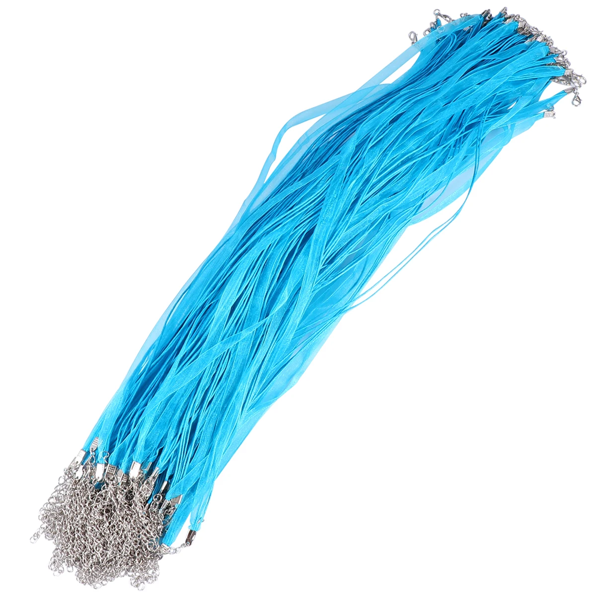 

100 Pcs Snow Yarn Wax Cord Necklace DIY Jewelry Making Supplies Adjustable Buckle Mini Chain Colorful Yarn Rope Bracelet Project