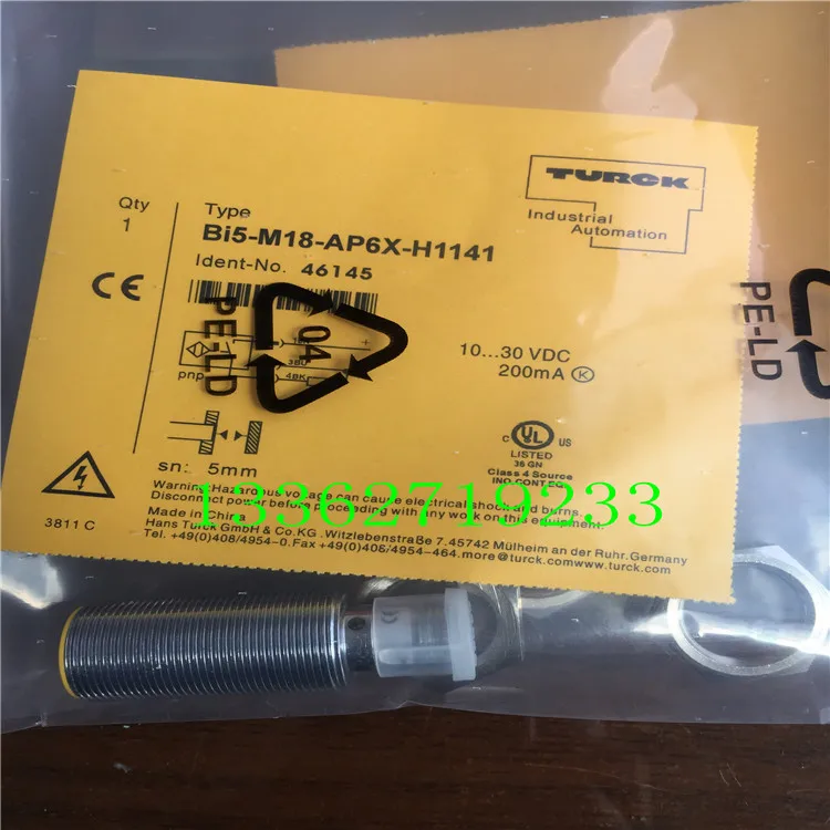 

BI5-M18-AN6X-H1141 BI5-M18-AP6X-H1141 Новый датчик приближения