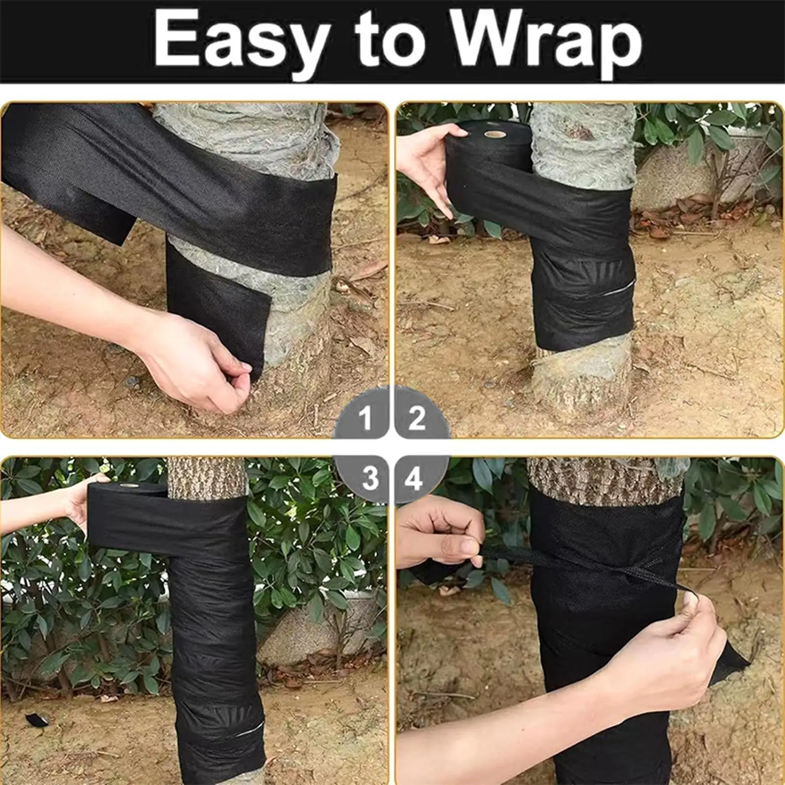 Wrapping tape, -protection, plant bandage, lawn, yard, landscaping, gardening,