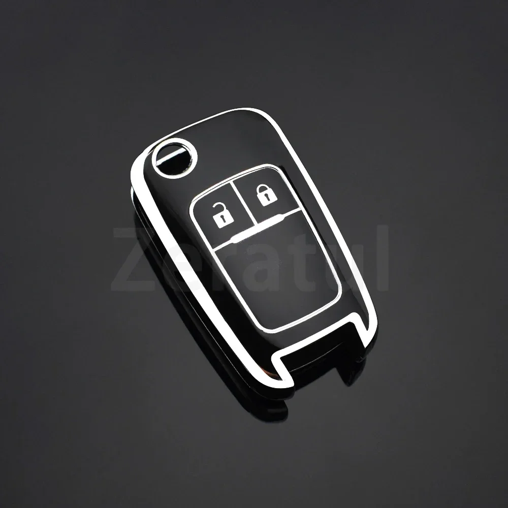 2 Button Auto Car Shell Fob For Opel Astra Corsa Meriva Zafira Antara J For Chevrolet Cruze Aveo Trax Key Cover Case Accessories