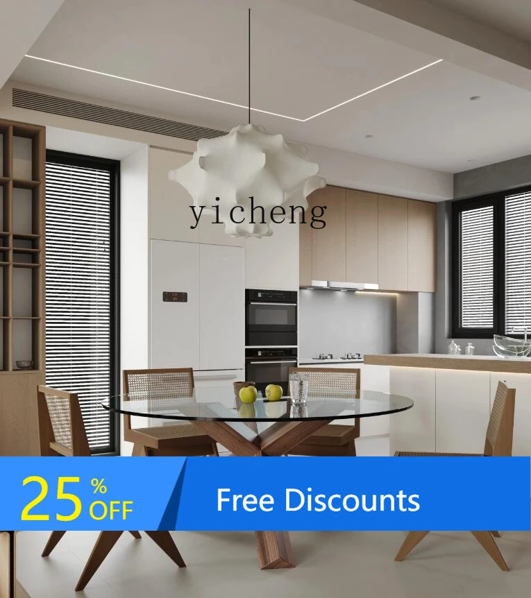 

AA minimalist ash wood base round dining table villa living room tempered glass coffee table