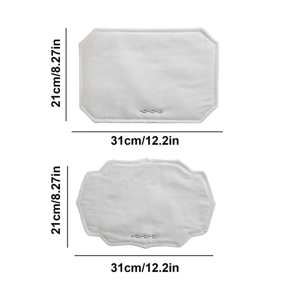 Fabric Placemat Rustic Placemat Heat Resistant Table Protector Mat Machine Washable Wrinkle Free Dining Placemat for Party Farmh