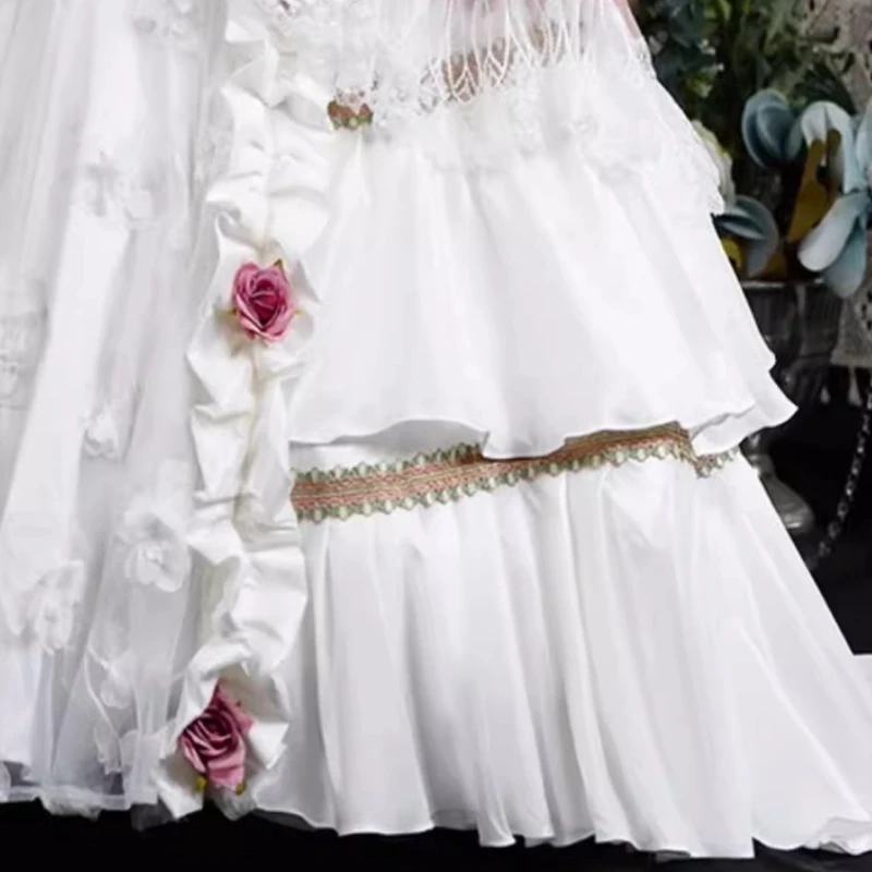 ศาลยุโรปกระโปรงยุคกลางชุด Royal Retro เครื่องแต่งกาย Catwalk Stage ภาพละครชุดผู้หญิง Vestidos De Grad