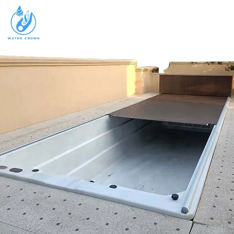 Automatic Foldable Aluminum Foam Slated Pool Cover with Customized Size Use Heat Preservation Effect( Price depends on size)