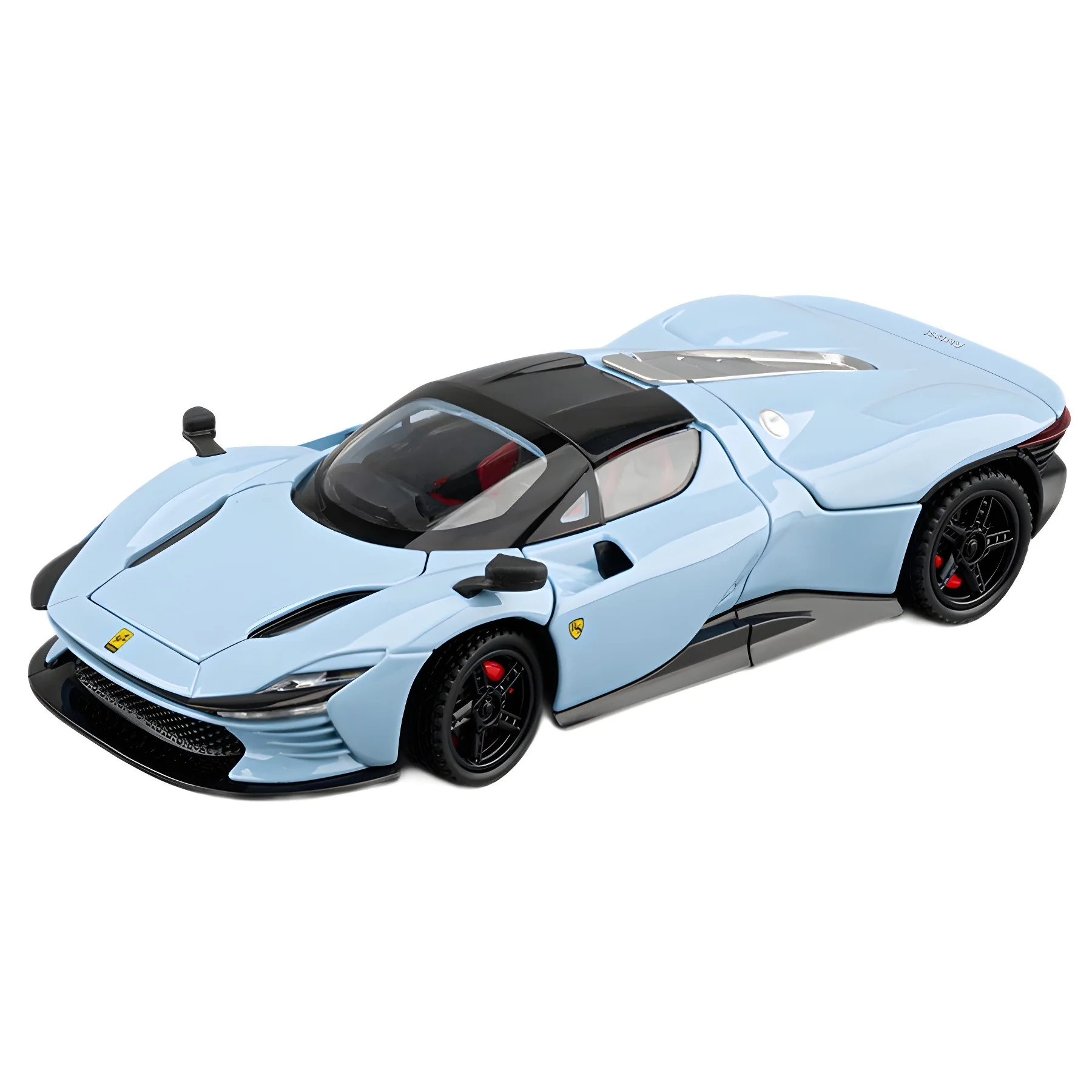 รถจำลองซุปเปอร์คาร์ SP3 ขนาด 1:32 พร้อมเสียงและไฟ ของเล่นแบบดึงกลับได้ ของสะสมตกแต่ง ของขวัญวันเกิดสำหรับเด็ก