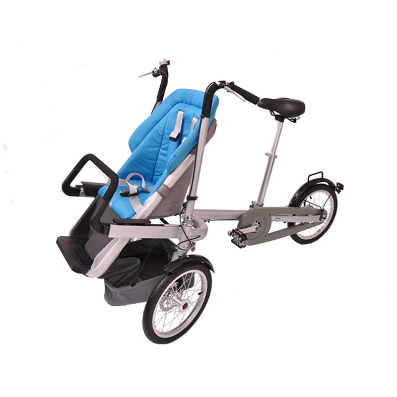

Bicycle Style Stroller 2 in 1 Tower Beach Garden Parent-Child Bicycle Twin Mom Stroller Bicycle