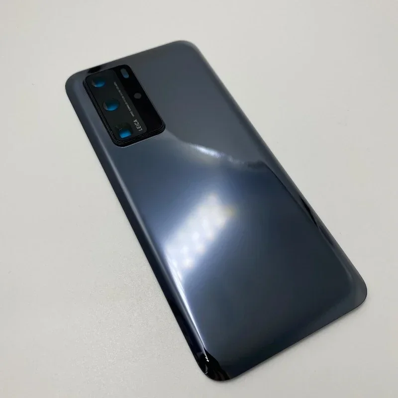 Coperchio posteriore della batteria Pannello posteriore Porta Custodia Riparazione Parti di ricambio per Huawei P40 Pro con obiettivo della