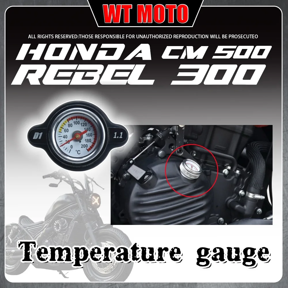 

Для HONDA Rebel 300 CM300 500, датчик температуры масла, масляный щуп, температура моторного масла, датчик температуры резервуара для воды, аксессуары