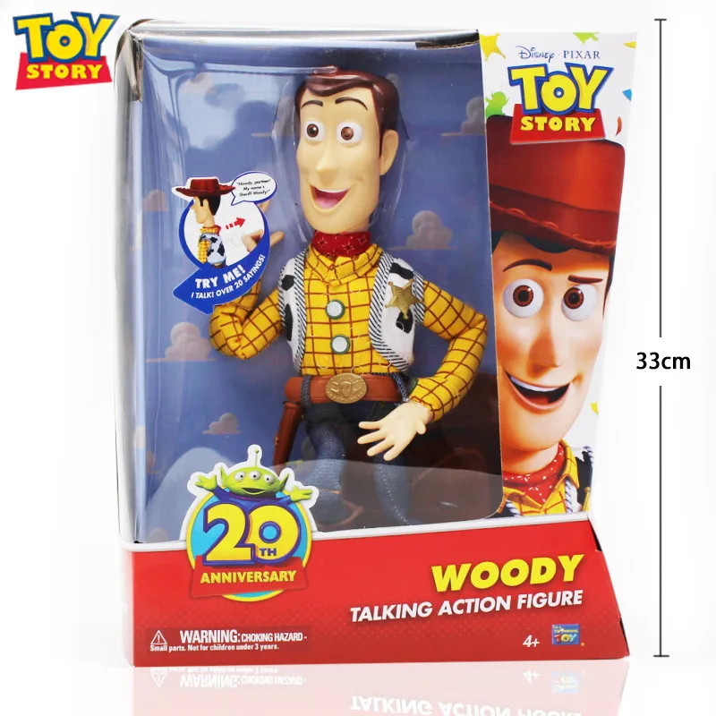 Genuine Disney Toy Story Buzz Lightyear Woody Jessie Rex Talking Action Figure Toys for Children Figurine Ornament Model Gift