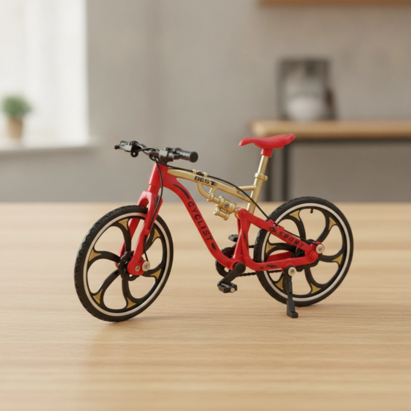 Two-Wheeler Model with Display Base Realistic Miniature Bike Model Miniature Two-Wheeler Model Alloy Ornament Desktop