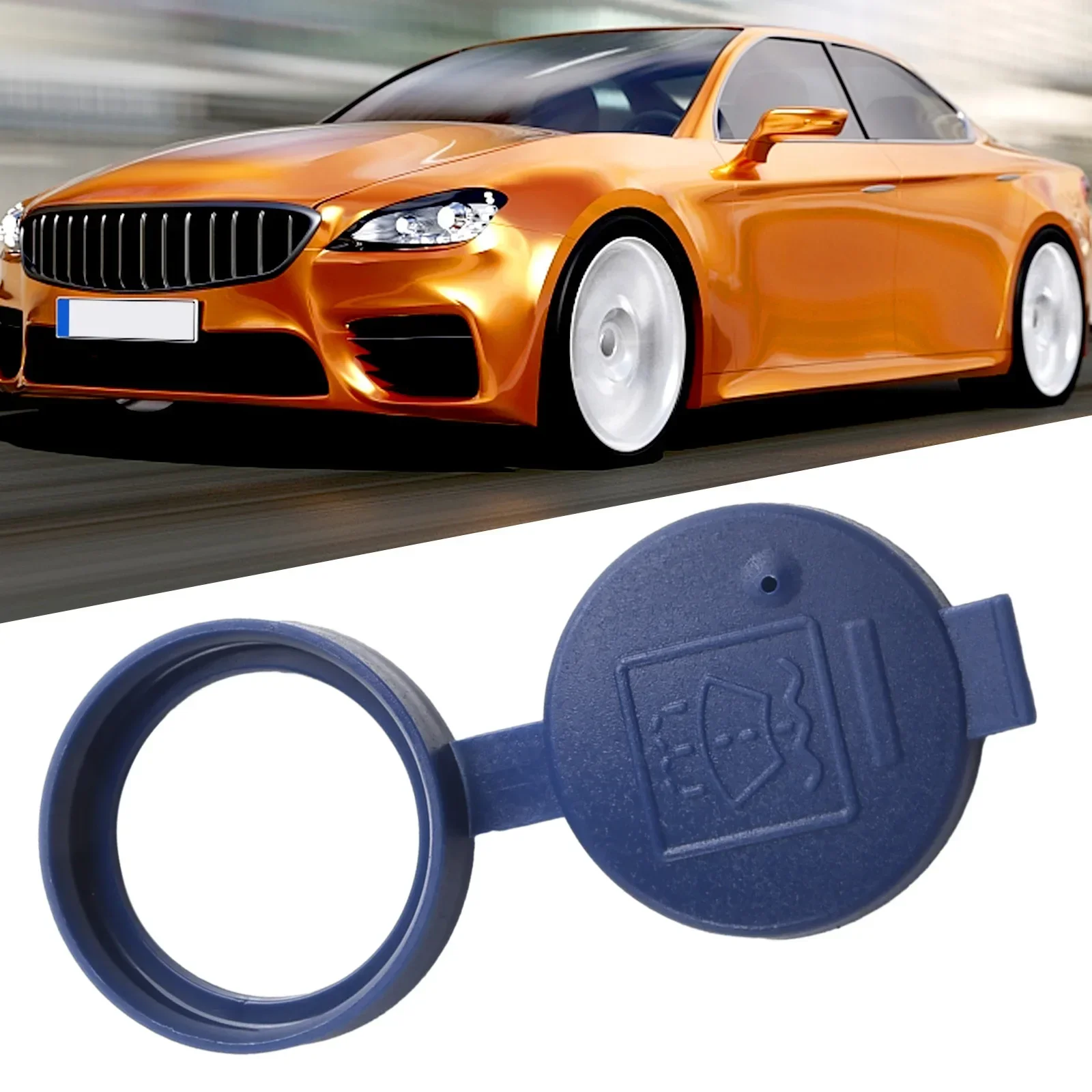 

1pc Car Front Windshield Washer Fluid Reservoir Tank Bottle Cap Lid Plastic For Fiat For AlfaRomeo For Bipper Nemo 71740943