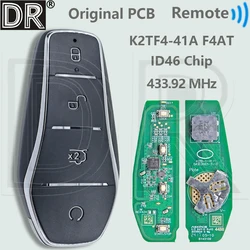 DR Origianl K2TF4-41A-F4AT ID46 Chip 433MHz Car Remote Key For BYD Qin PLUS Yuan PLUS SON Dolphin DM-i Qin PLUS EV Tang L