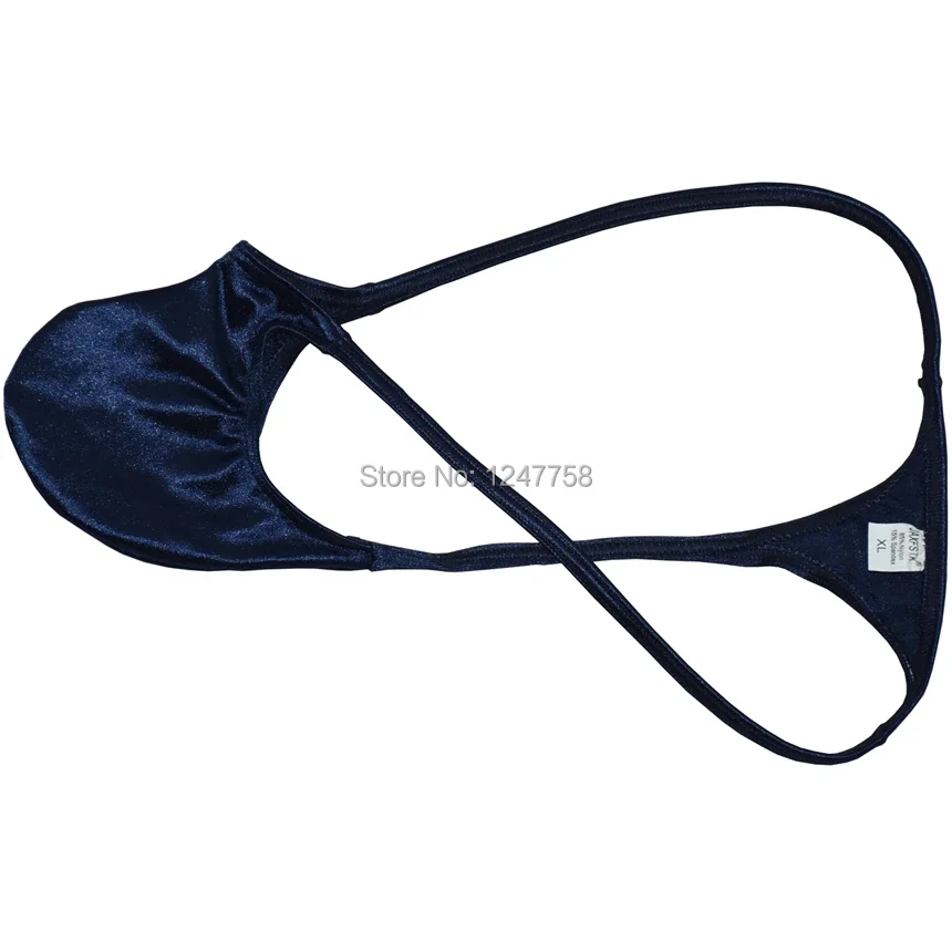 الرجال انتفاخ الحقيبة الملابس الداخلية T الظهر ، مثلي الجنس لامعة مايكرو سلسلة ثونج ، مصغرة مثلي الجنس #3