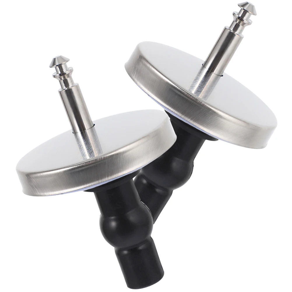 

2Pcs Toilet Seat Cover Screws Hinges Stainless Steel Replacement Parts 60mmQ Foot B Durable PP Wide Application