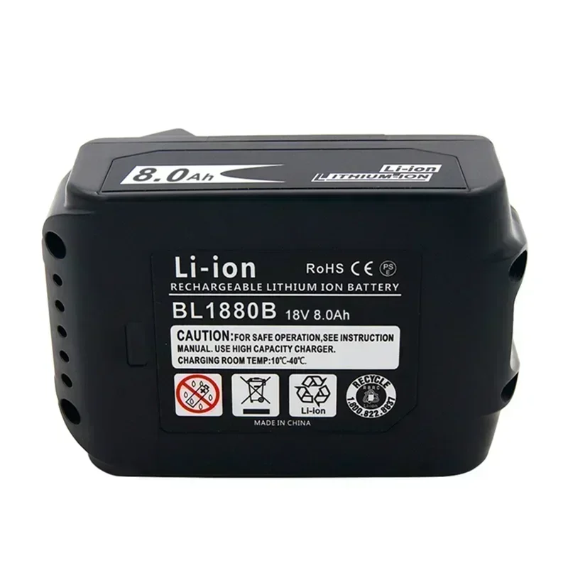 18V Makita BL1830 BL1840 BL185 Use The Latest Version of of 18V 8ah Lithium Ion Rechargeable Battery 18V DC18RC DC18RF Li-ion CE