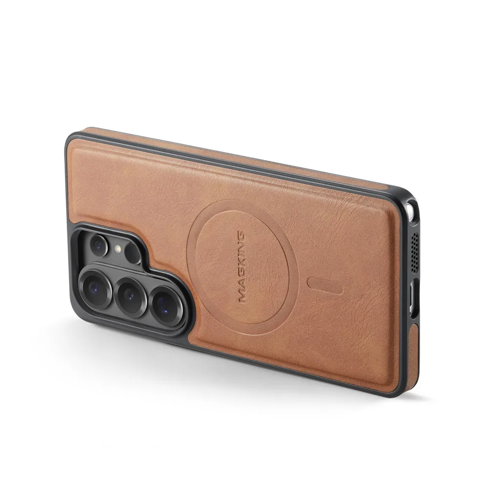 Etui na telefon DG.Ming Luxury do Samsung Galaxy S25 Plus Edge FE S26 Ultra, magnetyczne, skórzane, odporne na wstrząsy, tylna obudowa. — zdjęcie produktu 4