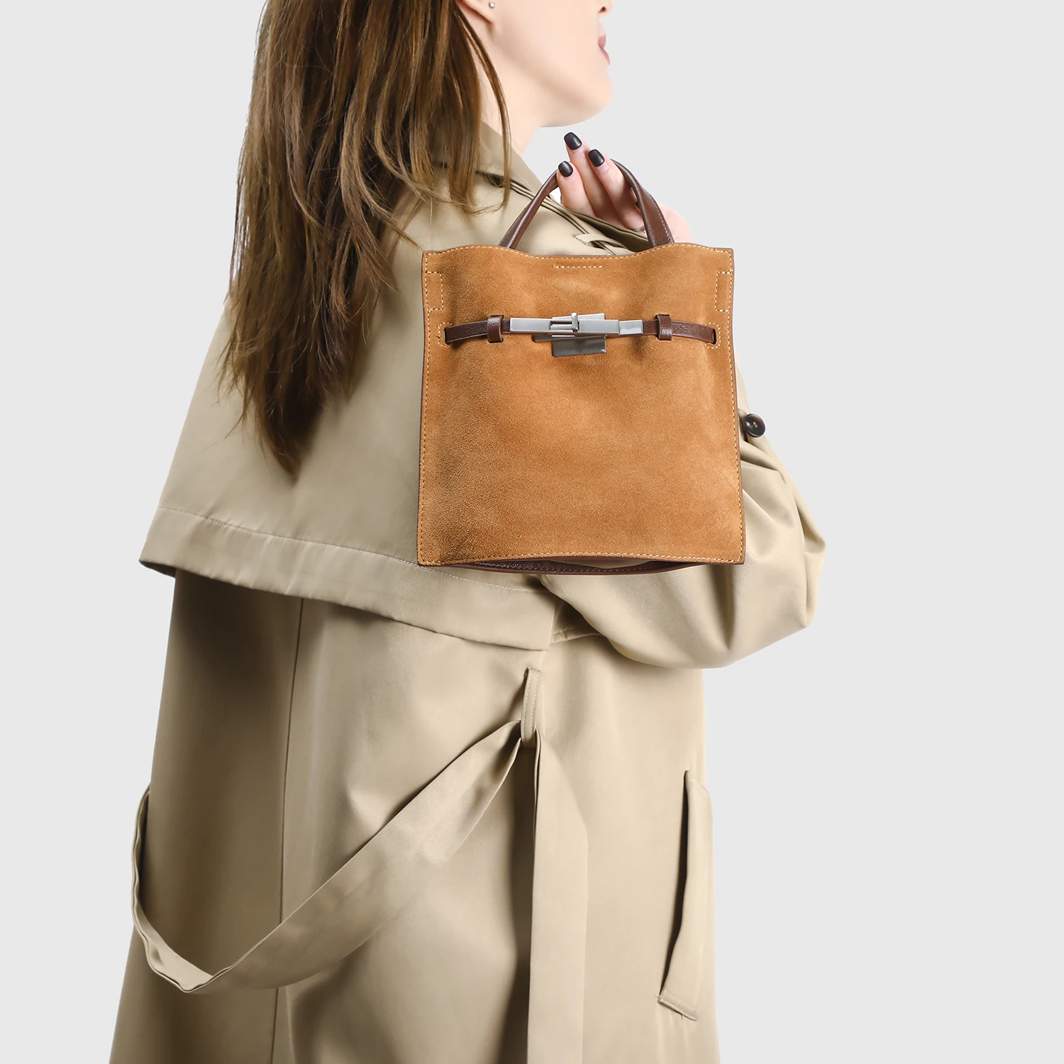 

Retro New Women's Soft Matte Leather Casual Shoulder Crossbody Bag Autumn and Winter Multifunctional Large Capacity Underarm Bag