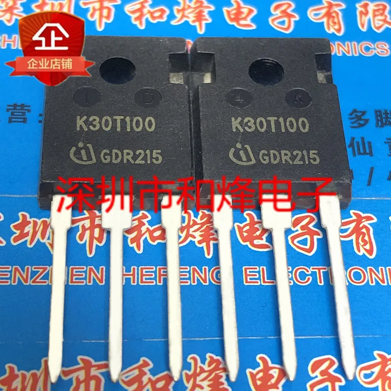 5PCS-10PCS K30T100 IKW30N100T  TO-247 1000V 30A NEW AND ORIGINAL Quick Delivery