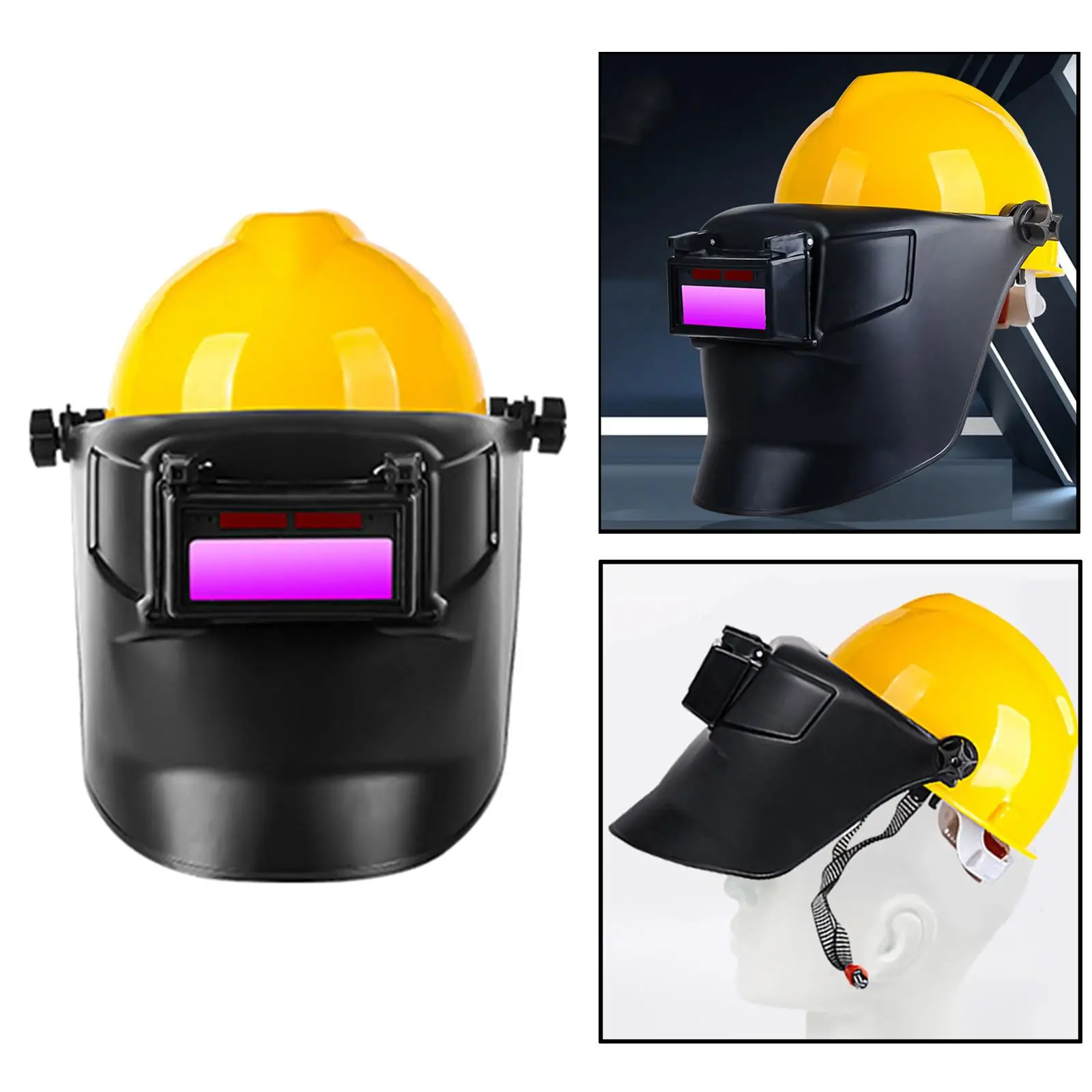 

Professional Auto Darkening Welding Helmet Splash Proof Face Protector, for Mig