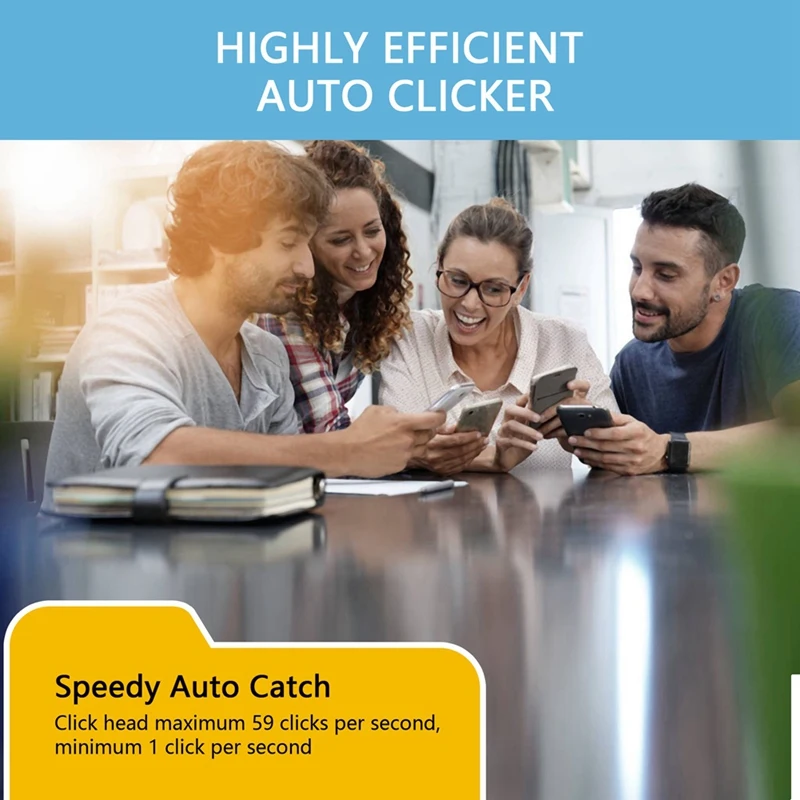 Auto Clicker For Phone, Automatic Phone Screen Tapper, Simulated Finger Clicking USB Simulator For Gaming, Shopping